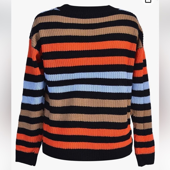 Sweaters - Striped Knit Sweater
